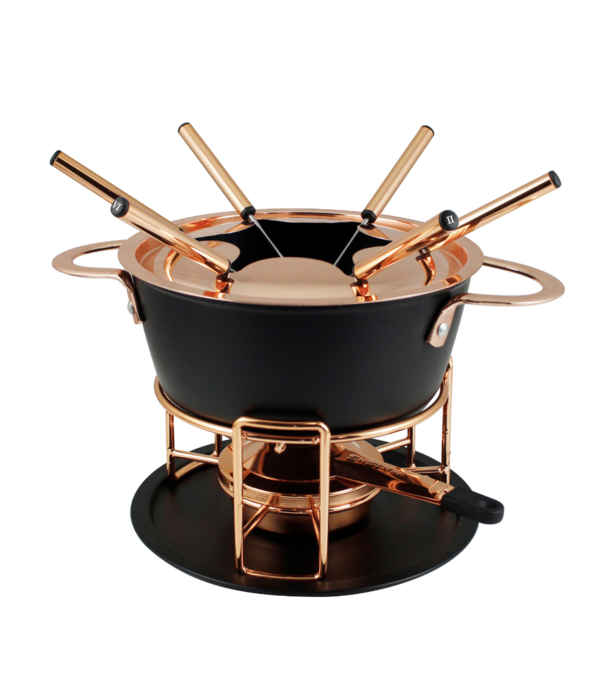 Swissmar Swissmar 3-in-1 copper/black fondue set