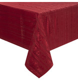 Red Jacquard Tablecloth 52x70"