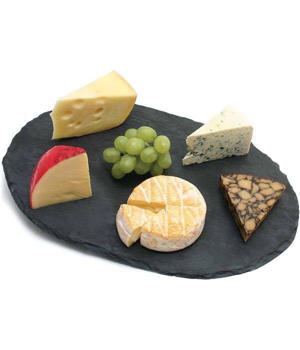 Swissmar Planche à fromage ovale en ardoise 15¼" x 10" de Swissmar