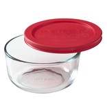 Pyrex Pyrex Pyrex® 2-cup Glass Food Storage Container with Red Lid