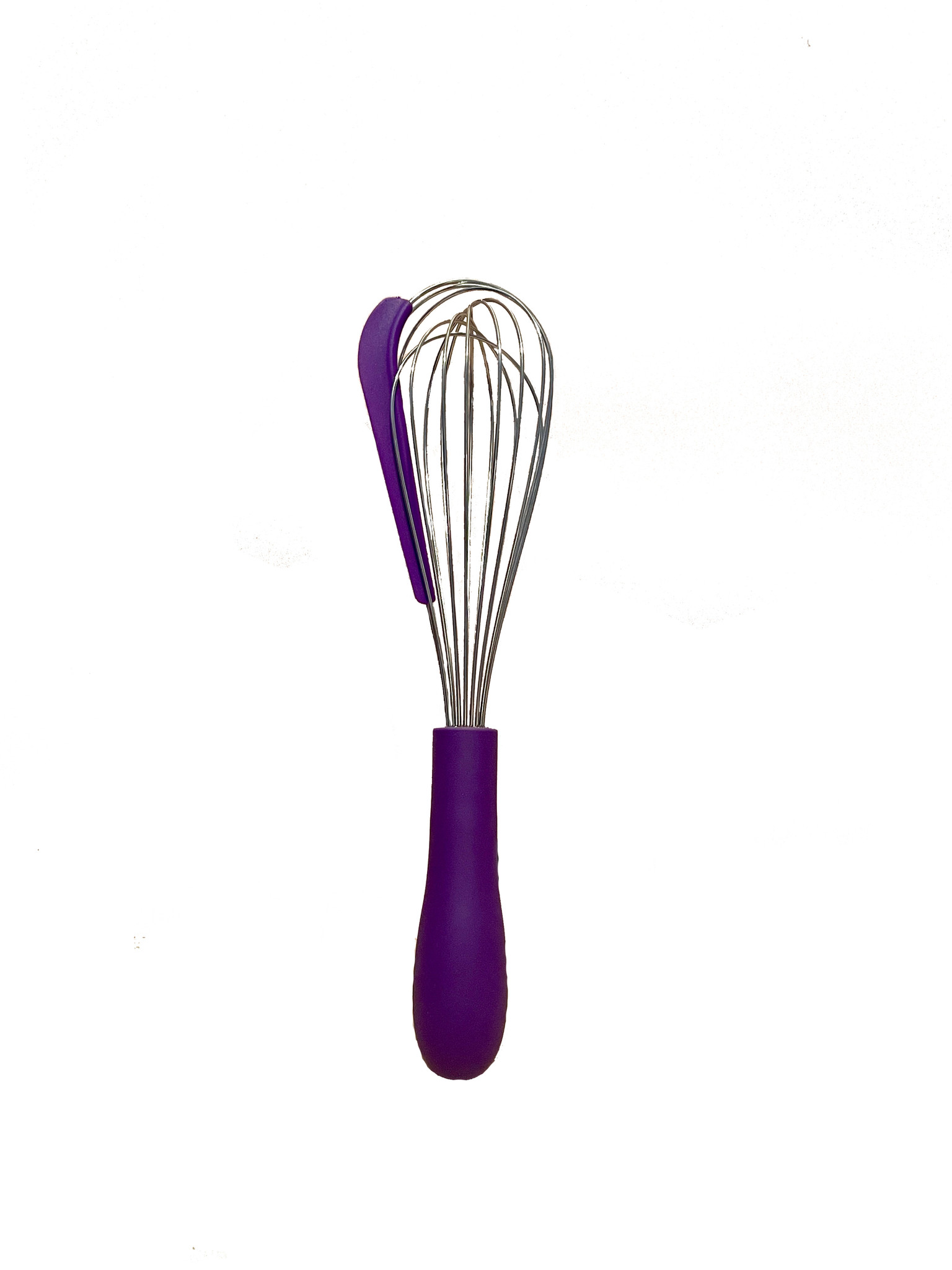 Colourworks 'The Swip' Silicone Spatula and Whisk Cleaner Tool, Raspberry, 29 cm
