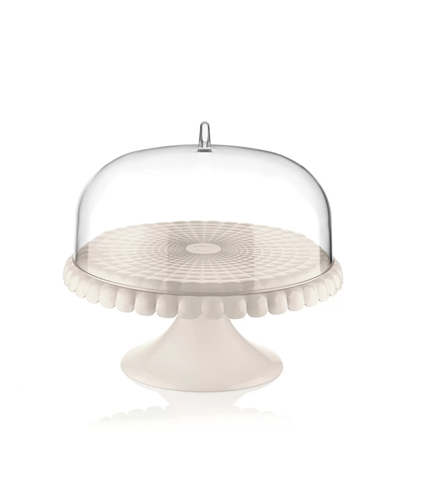 Guzzini Guzzini Tiffany Milk White  Small Cake Stand with Dome