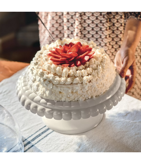 Guzzini Guzzini Tiffany Milk White  Small Cake Stand with Dome