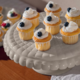 Guzzini Tiffany Taupe  Small Cake Stand with Dome