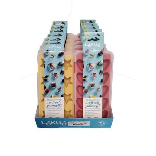 Lékué ice cube tray with lid - Stars or Hearts