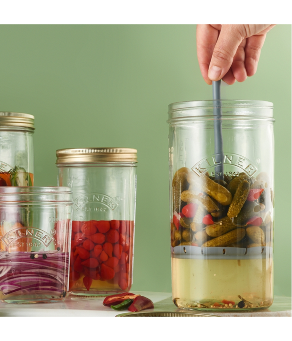 Kilner Pickle Jar with Lifter - 1 Litre