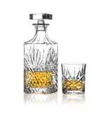 Brilliant Ensemble Carafe à Whisky et 4 Verres "Ashford", 310 ml de Brilliant