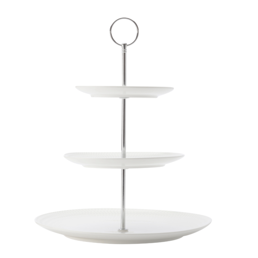 Maxwell & Williams Support à gâteaux rond à 3 étages "Diamonds" de Maxwell & Williams