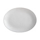 Assiette de service ovale "Dune" blanc 36x27cm de Maxwell & Williams