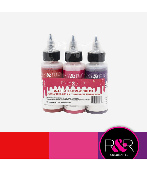 Roxy & Rich Roxy & Rich Valentine Mini Cake Drip Kit 75g