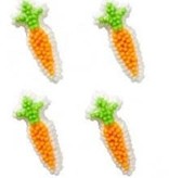 Wilton Wilton Icing Decoration Mini Carrots 25 Pieces