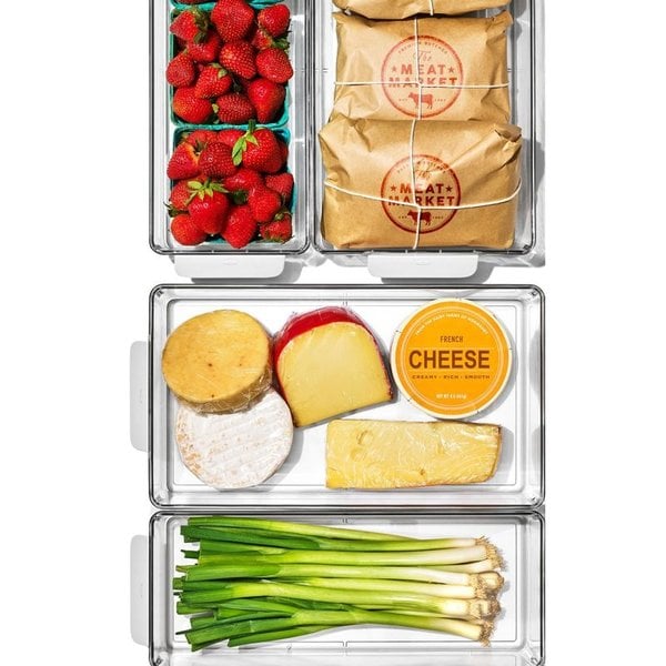 OXO 4-Piece Fridge Storage Organizer Set