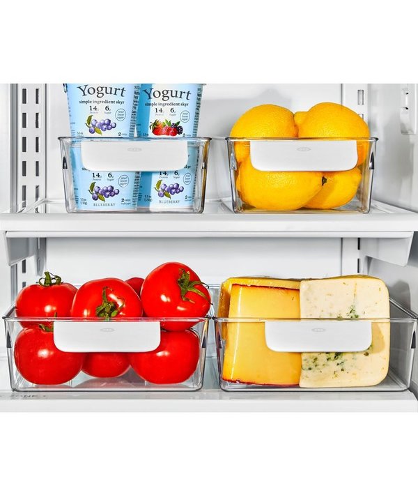 OXO Refrigerator Organization: 4-Piece Refrigerator Storage Bin Starter Set  