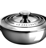 Le Creuset Chaudron à risotto en acier inoxydable 3.3L de Le Creuset
