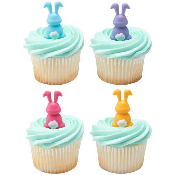 Caissettes pour cupcake Lapin de Pâques coloré, 75 unités de