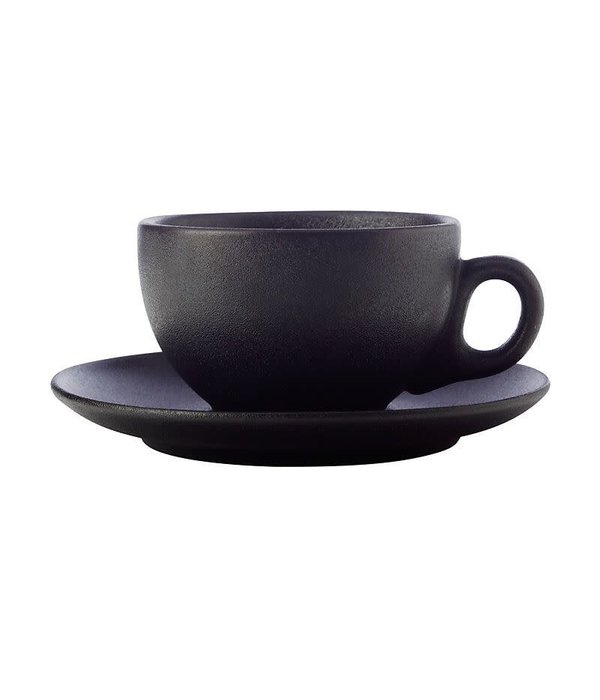 Maxwell & Williams Maxwell & Williams Caviar Coupe Cup & Saucer 250ml