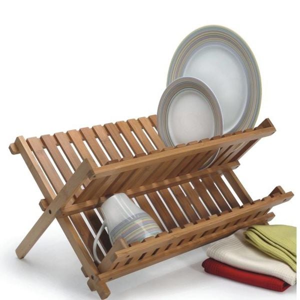 BAMBOO DISH RACK 42X28