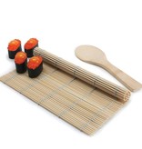 Zen Cuizine Tapis à sushi en bambou avec cuillère ( F )