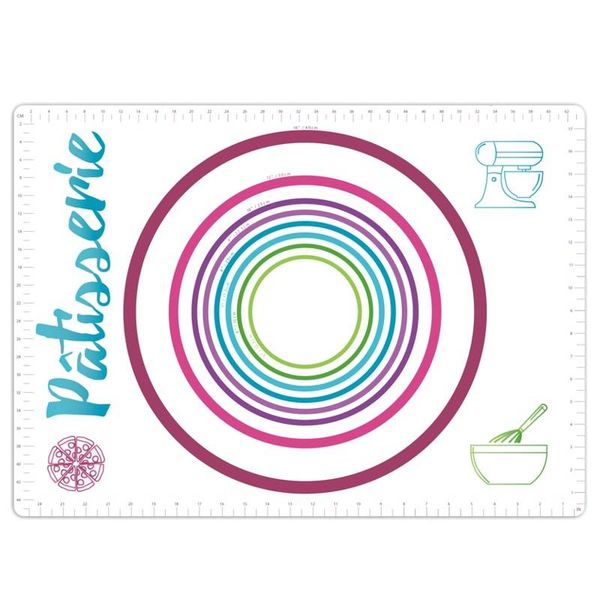 Tapis Silicone Patisserie Pour Etaler la Pâte 64x46cm