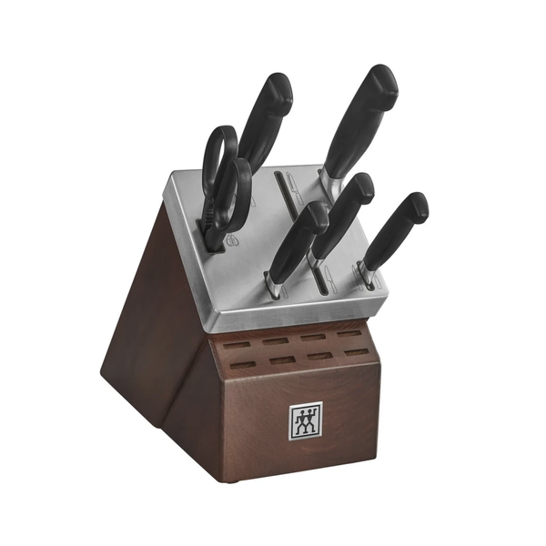Zwilling Four Star 7 piece self-sharpening knife block