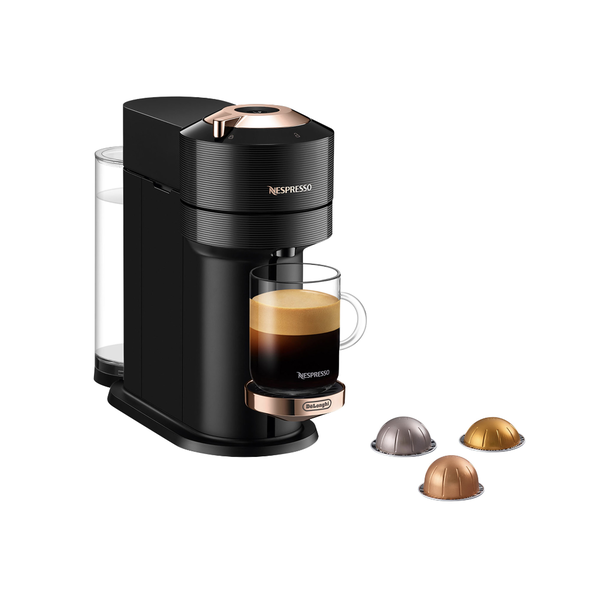 Nespresso Vertuo Next Premium Coffee & Espresso Machine by De'Longhi - Rose Gold