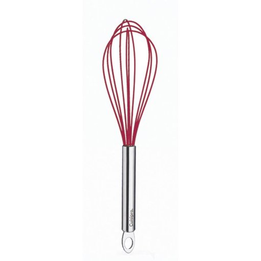 Cuisipro Stainless Steel EGG WHISK 10" NON STICK RED COATING