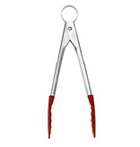 Cuisipro Pince silicone dentellee 7'' inox/rouge ( F )