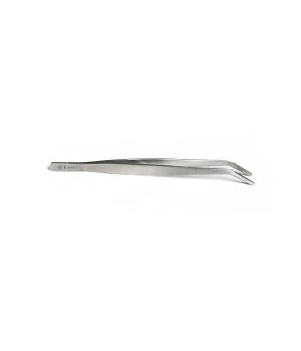 Pince de précision  8po inox courbée ( A )