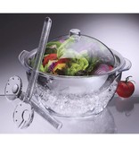 Bol à salade sur glace avec ensemble de service et dôme de Prodyne