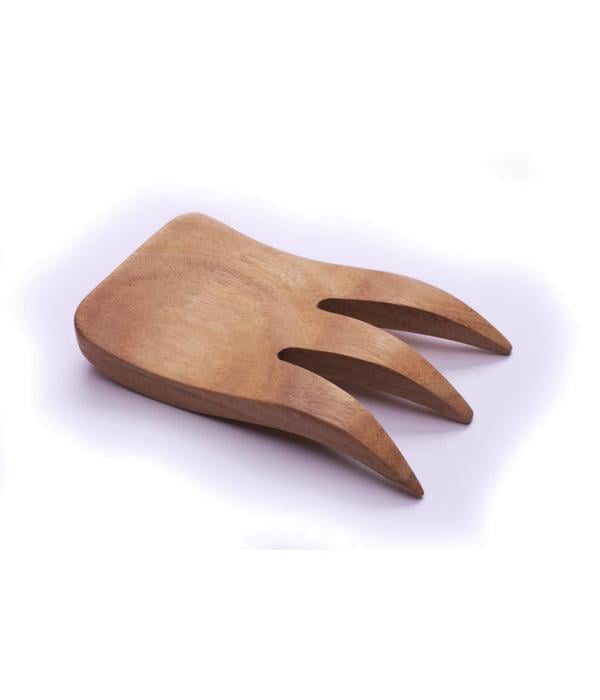 Ironwood Acacia Wood Bear Claw Salad Servers