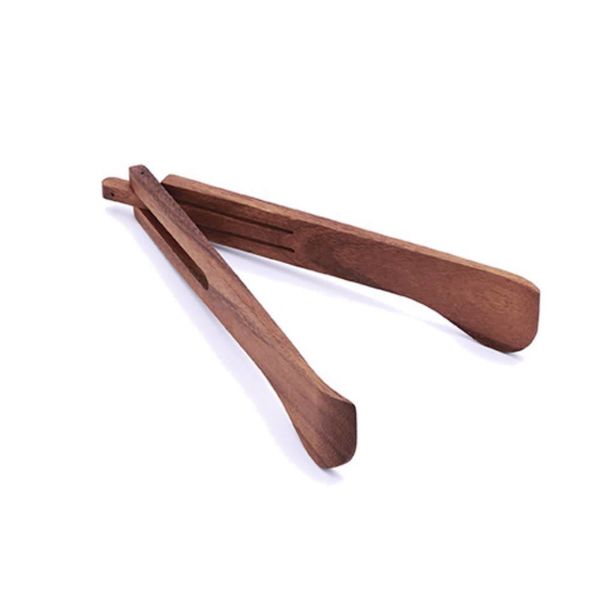 Ironwood Acacia Wood Spring Salad Tongs