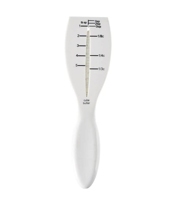 Couteau blanc pour mesurer le beurre de Kitchenart