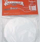 Jeu de 18 disques de presse à hamburger réutilisables de Tangibles