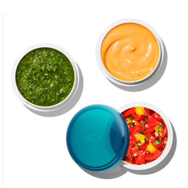 OXO Prep & Go Condiment Keepers - set of 3