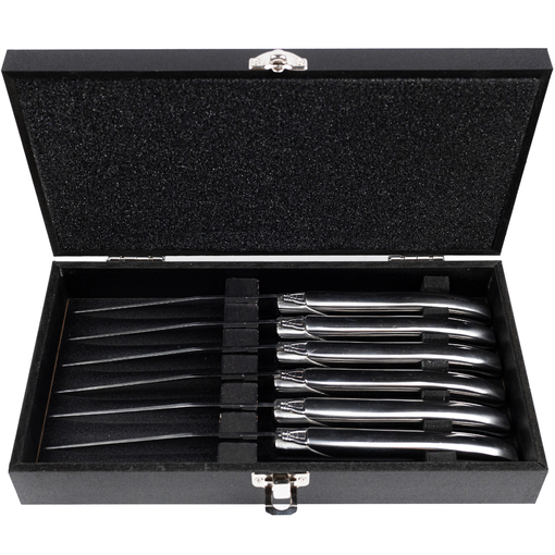 Laguiole du Monde Set of 6 stainless steel steak knives