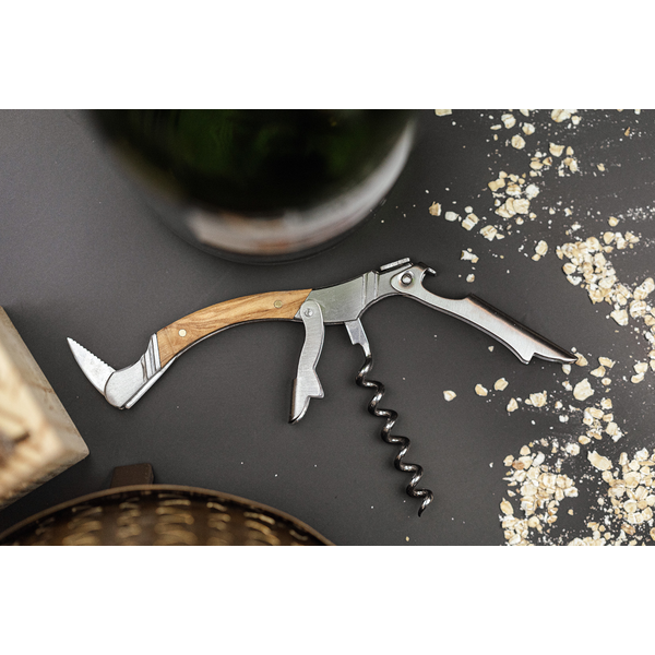 Laguiole Exclusive Line Olive Wood Cork Screw