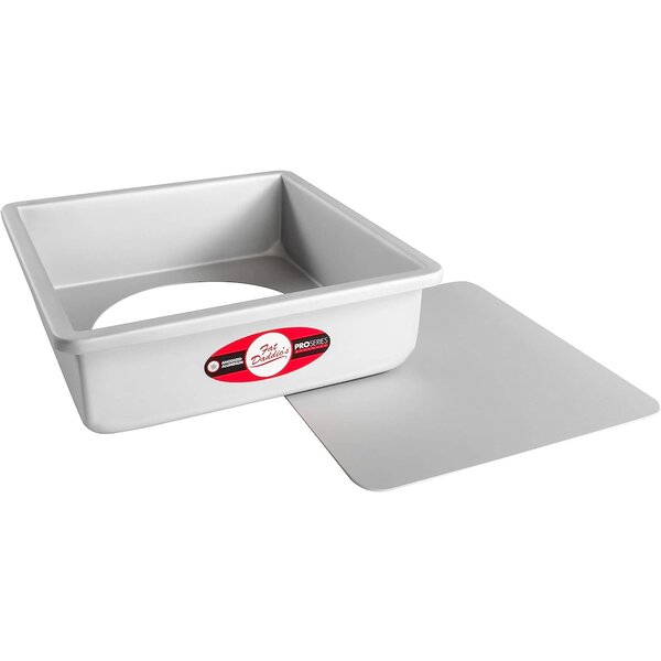 Fat Daddio's Square Cake Pan with Removable Bottom 9" x 3"