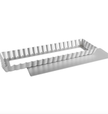 Fat Daddio's Fat Daddio's Fluted Rectangular Tart Pan with Removable Bottom 13.75" x 4.25"