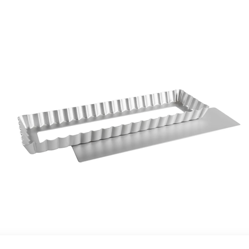 Fat Daddio's Fat Daddio's Fluted Rectangular Tart Pan with Removable Bottom 13.75" x 4.25"