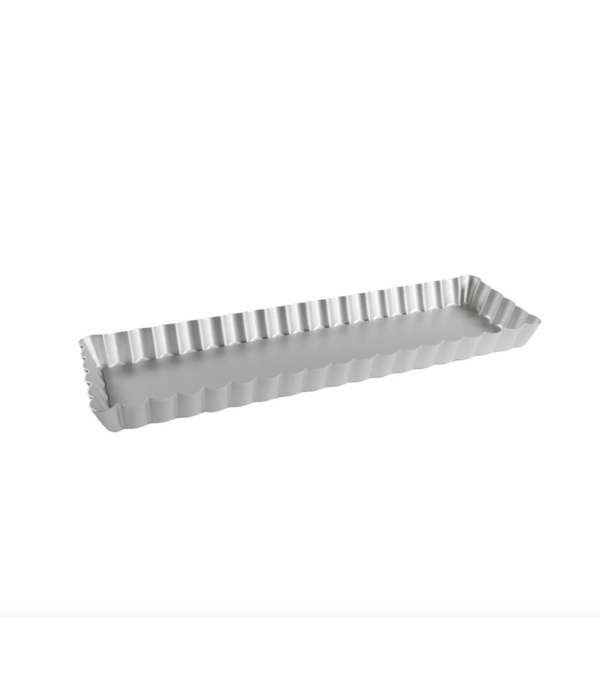 Fat Daddio's Fat Daddio's Fluted Rectangular Tart Pan with Removable Bottom 13.75" x 4.25"