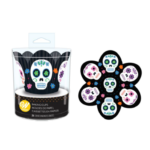 Wilton Caissettes Standard en papier "Jour des Morts", ens/24 de Wilton