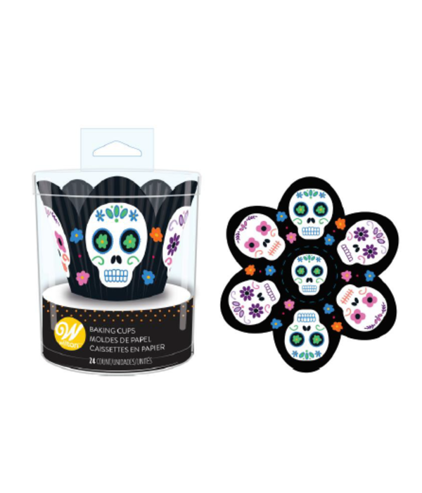 Wilton Wilton Petal Baking Cups "Day of the Dead", Set of 24