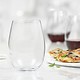 Trudeau Bohemia Set of 4 Splendido Stemless Wine Glasses