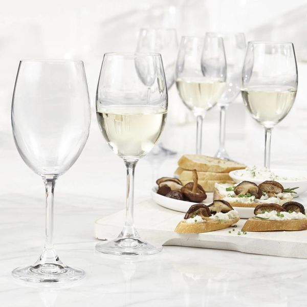 Trudeau Bohemia Set of 6 Serene White Wine Glasses