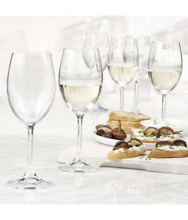 Bohemia Trudeau Bohemia Set of 6 Serene White Wine Glasses