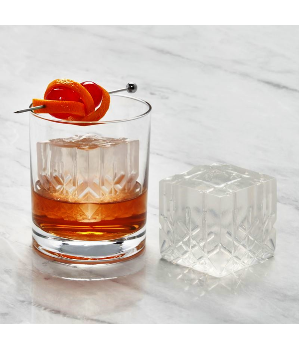 W&P 'Peak' Crystal Etched Ice Cube Tray