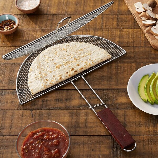 Outset Quesadilla Basket Silver