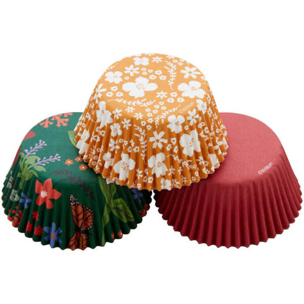 Moule à muffin / cupcake fleur en silicone pastel