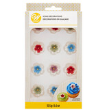 Wilton Wilton Icing Flowers 12 Pack Assorted