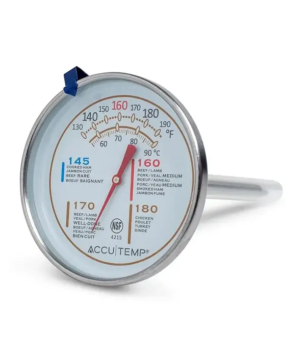 Thermomètre en acier inoxydable pour viande de  Accu-Temp